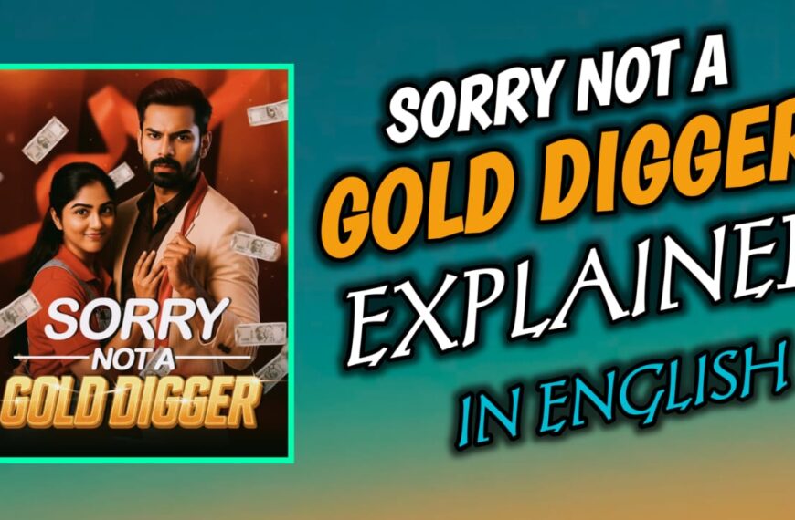 Sorry Not a Gold Digger Exeplained : आपके अंदर का इंसानियत जाग उठेगा अगर आप यह कहानी सुनेंगे तो